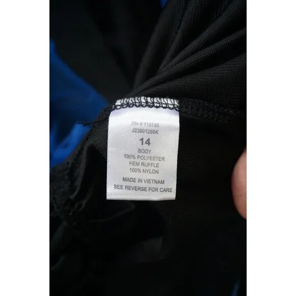 Knitworks Girls Chevron Dress - Size 14 - Picture 5 of 8